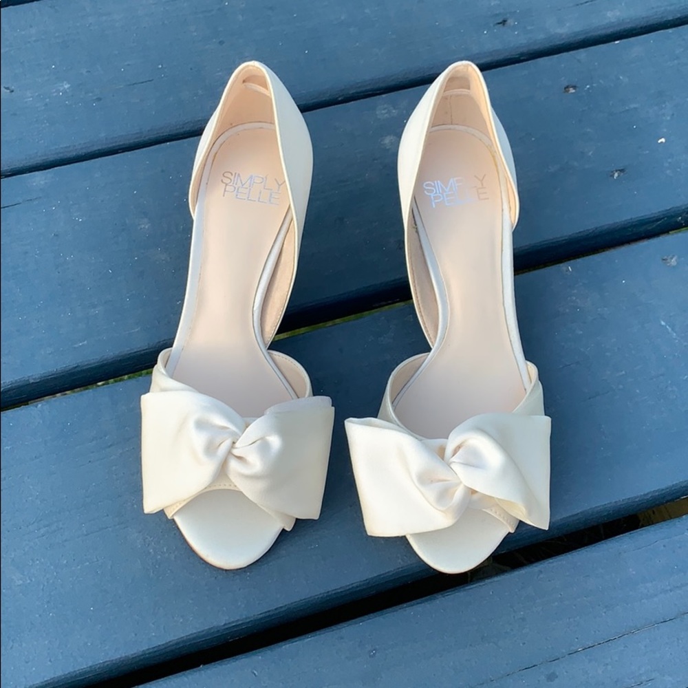 Simply Pelle cream now low heels